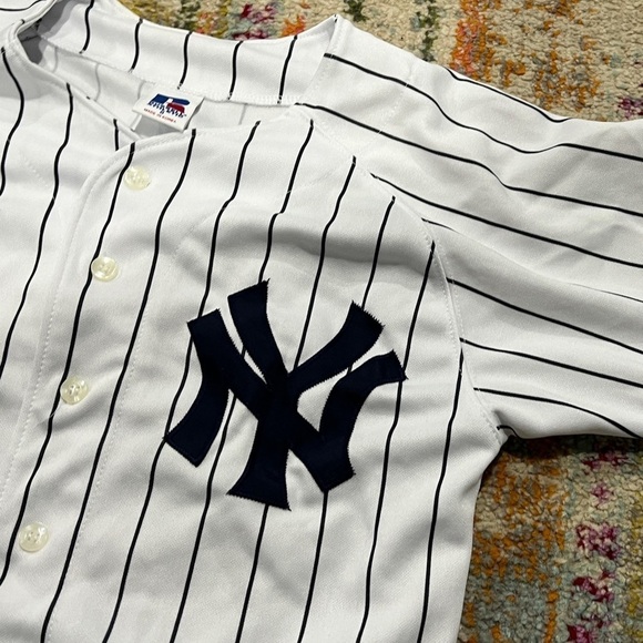 Boys Kids Jason Giambi New York Yankees MLB Baseball Sports Jersey - Picture 5 of 7
